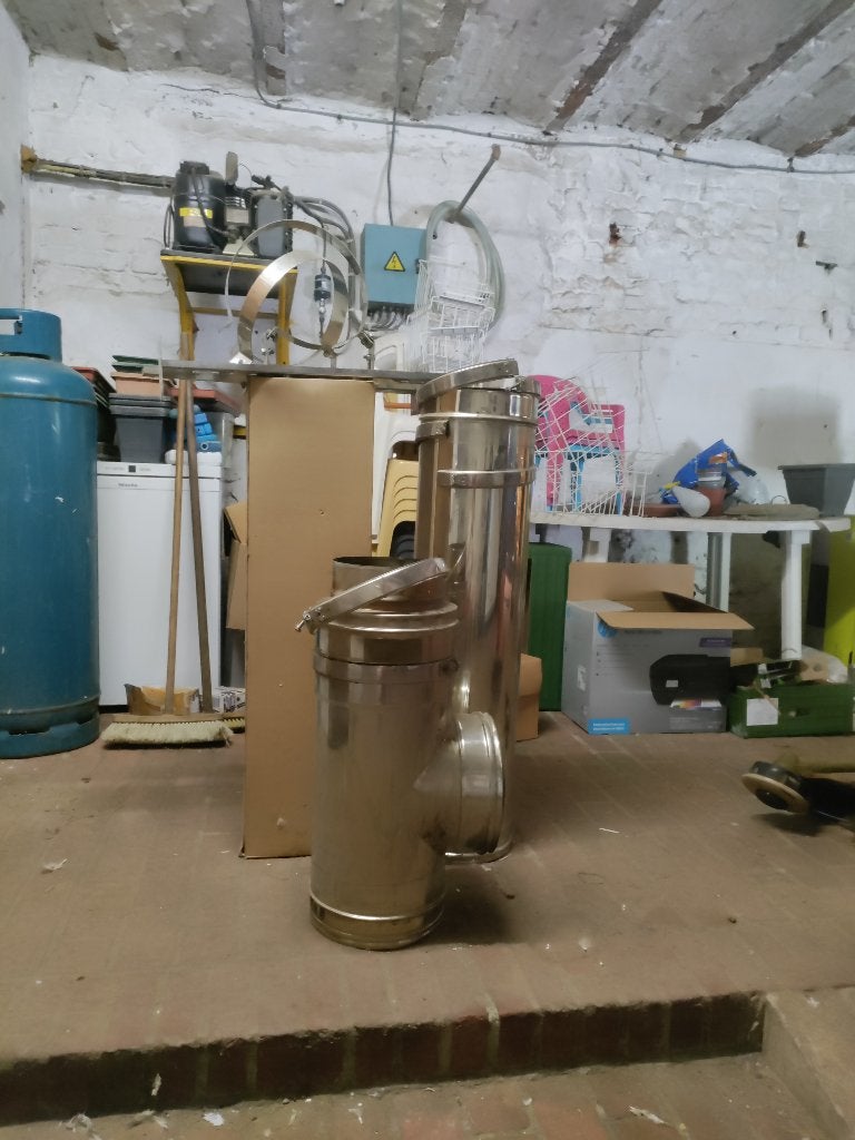 Tubes inox double paroi, Bricolage & Construction, Enlèvement, Utilisé
