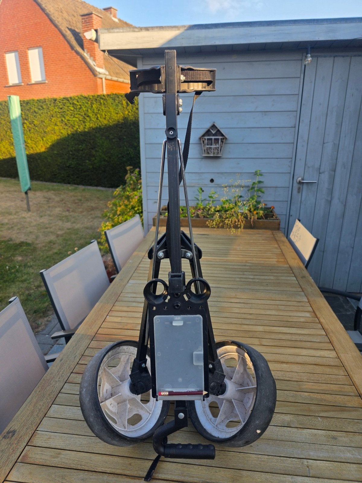 Golf trolley Longridge, Ophalen