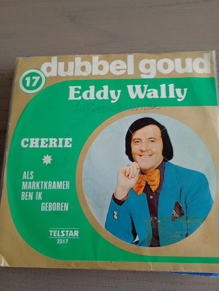 Eddy Wally - Cherie / Als marktkramer ben ik geboren, Cd's en Dvd's, Vinyl Singles, Gebruikt, 7 inch, Single, Ophalen of Verzenden