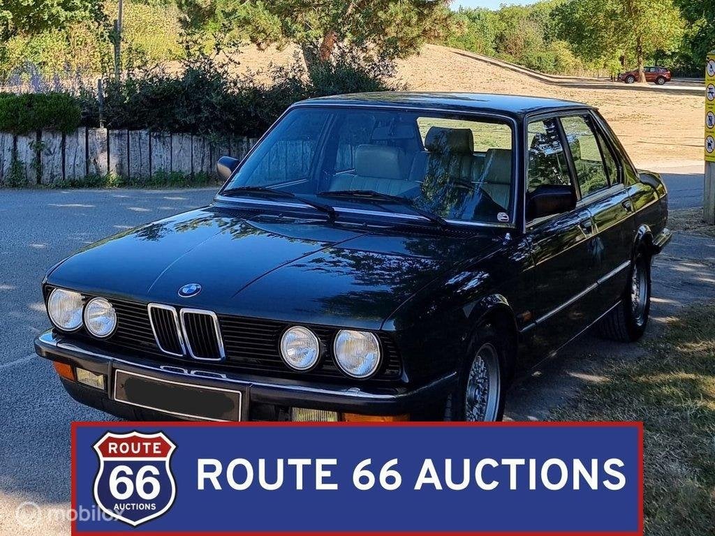 BMW 525e | 1987 | Route 66 Auctions, Autos, Oldtimers & Ancêtres, Entreprise, Achat, BMW, Essence, Autre carrosserie, Boîte manuelle