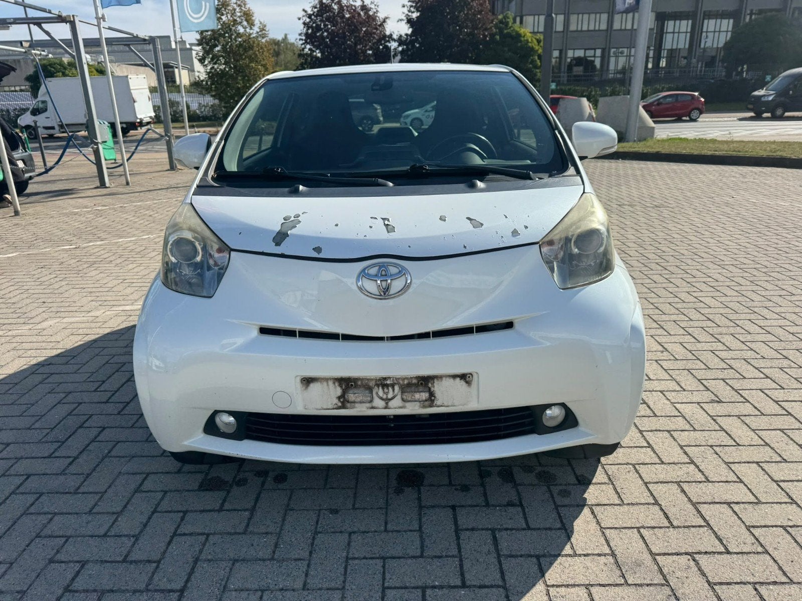 Toyota iQ 1.4d 90cv GPS 150000km, Auto's, Wit, Particulier, 66 kW, Te koop