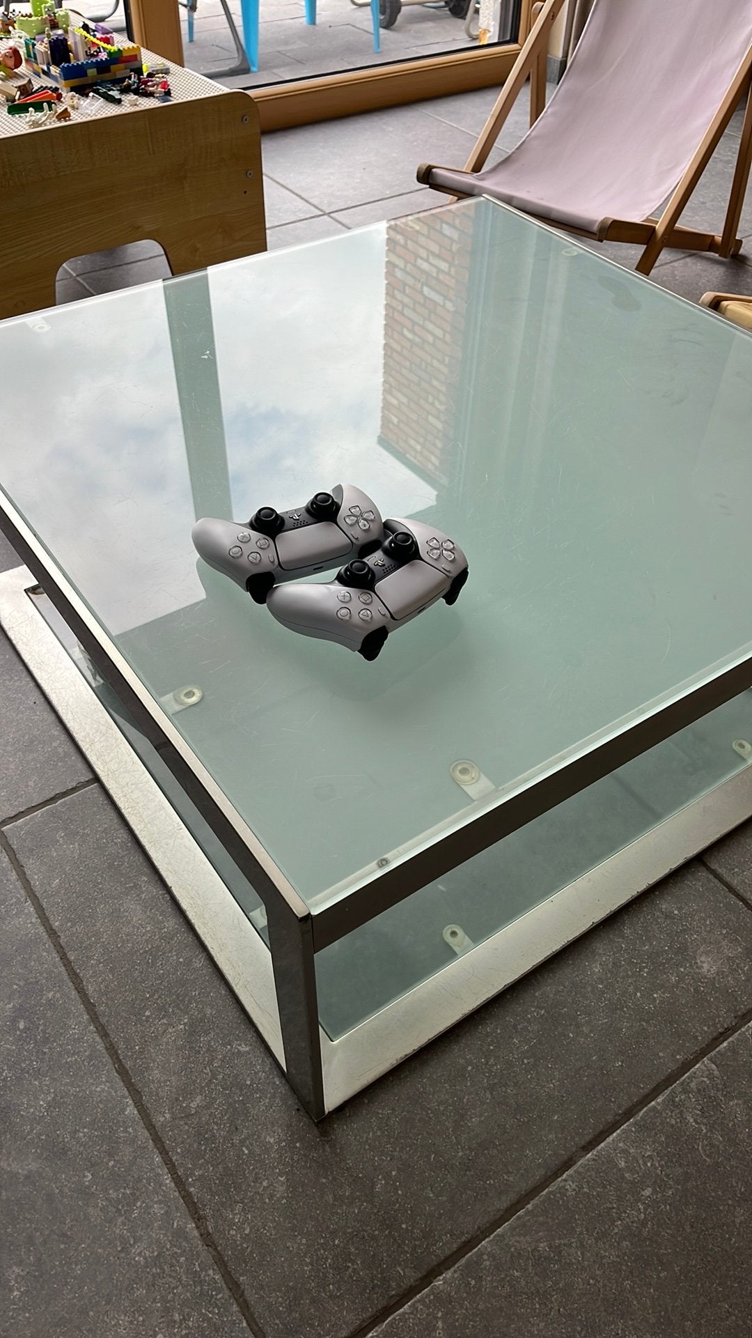Table basse design, Moins de 50 cm, Verre, 50 à 100 cm, Carré