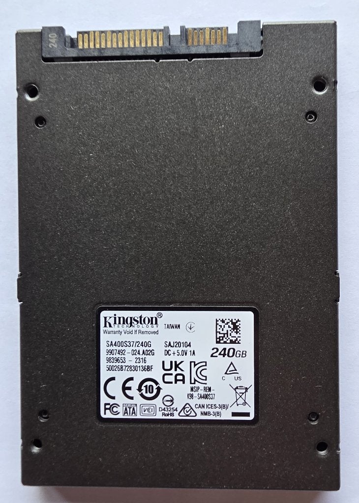 SSD 2,5 pouces 240GB, Computers en Software, Ophalen, Intern, Kingston, 240 GB
