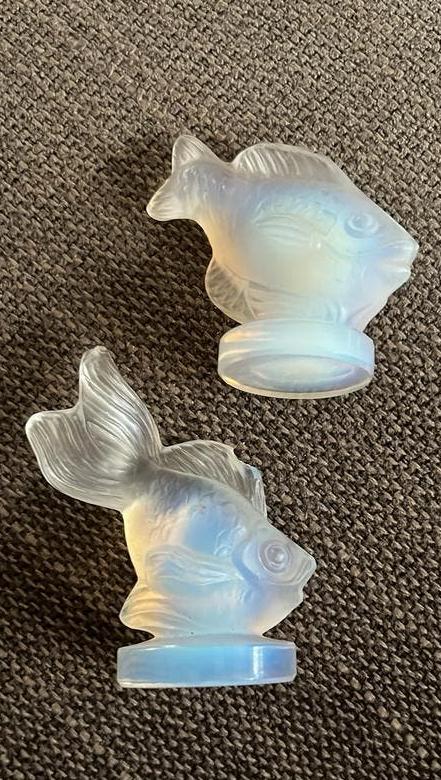 Poissons en verre opalescent SABINO, Enlèvement, Comme neuf