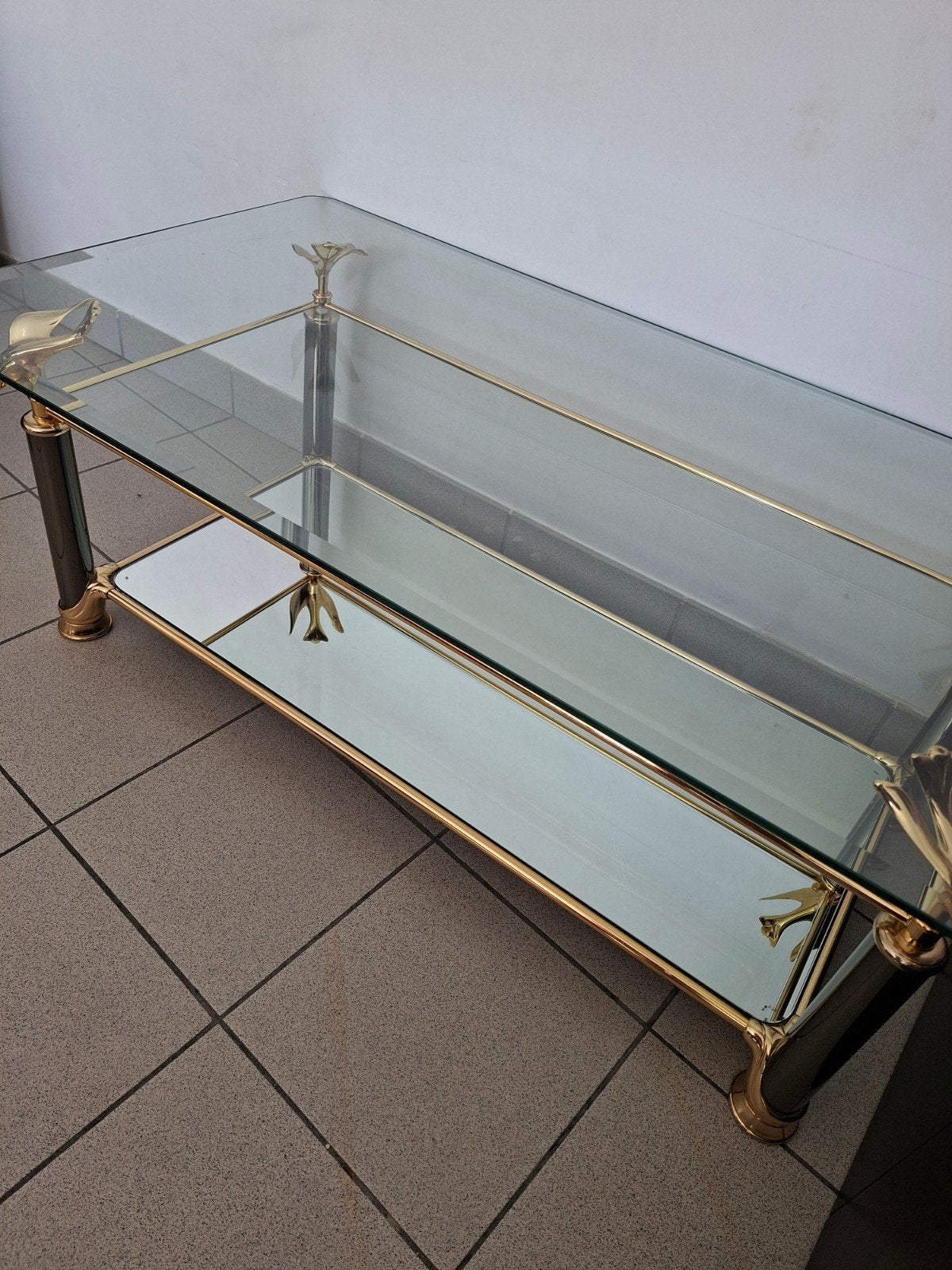 salontafel, Huis en Inrichting, Ophalen, Gebruikt, Glas