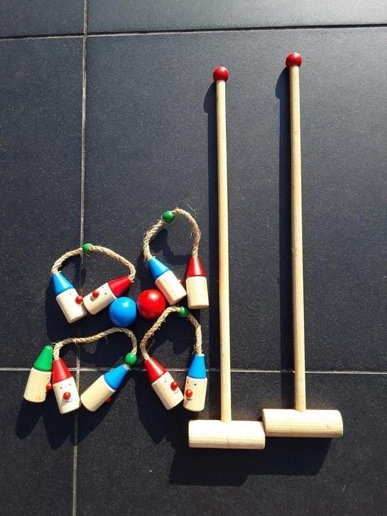Houten cricket spel, Ophalen, Zo goed als nieuw, Overige typen