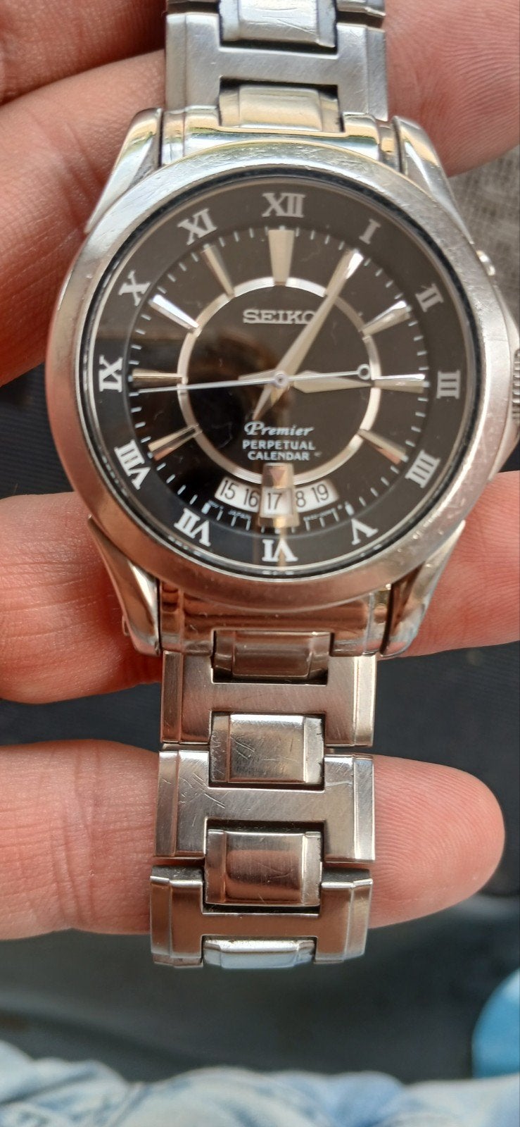 Montre à calendrier perpétuel Seiko Premier, Enlèvement ou Envoi