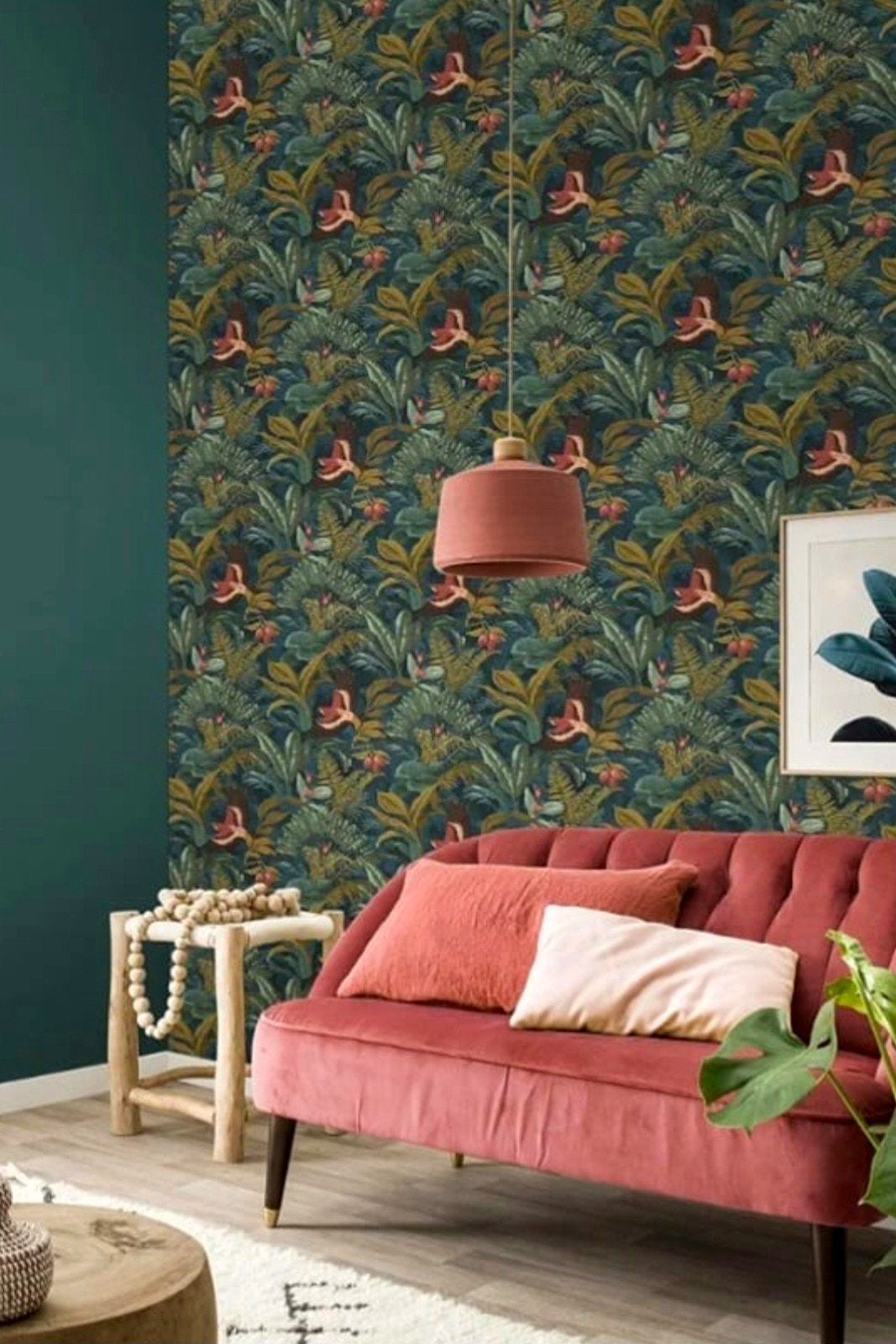 Behang jungle papegaai 3rollen 53cmx10,5m, Ophalen