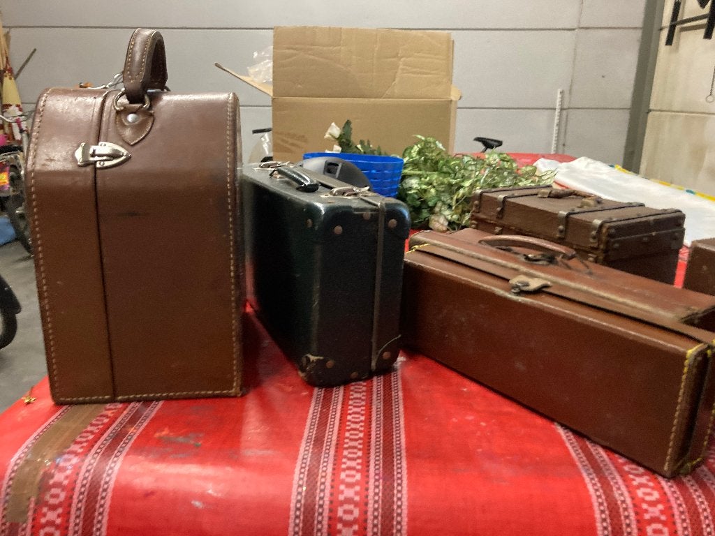 speciale valiesjes, vintage, Ophalen, Gebruikt, 35 tot 45 cm, Minder dan 50 cm