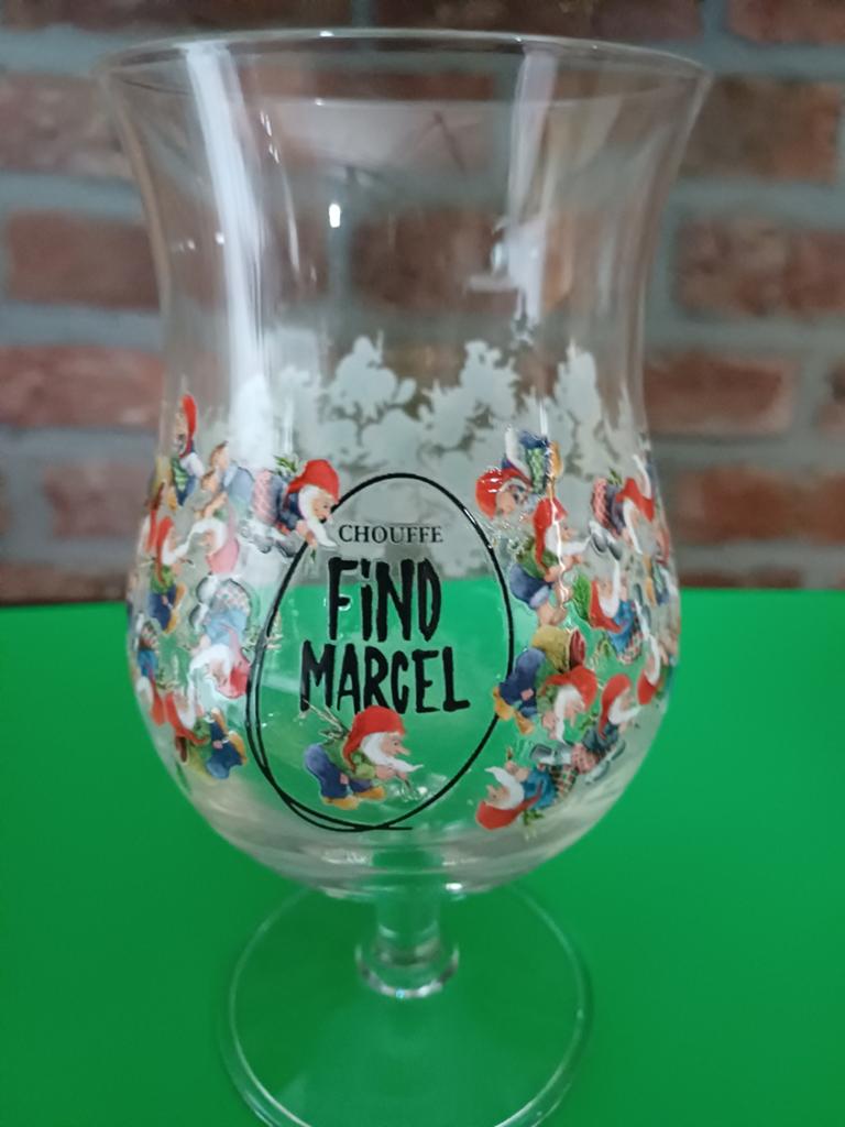Speciaal la chouffe glas  Find Marcel in goede staat, Ophalen