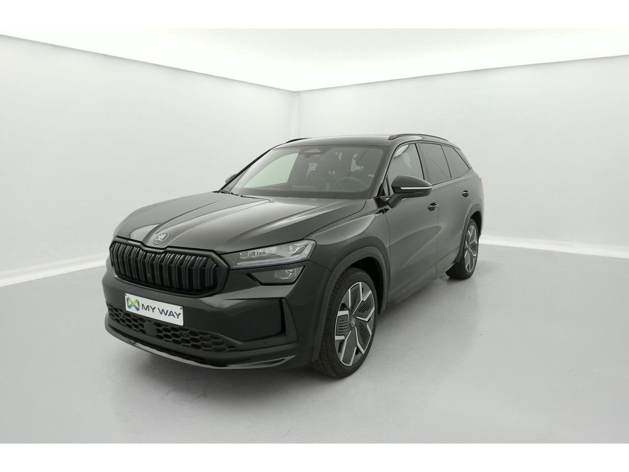 Skoda Kodiaq 1.5 TSI MHEV Sportline 7pl. DSG, Automaat, Zwart, Kodiaq, SUV of Terreinwagen