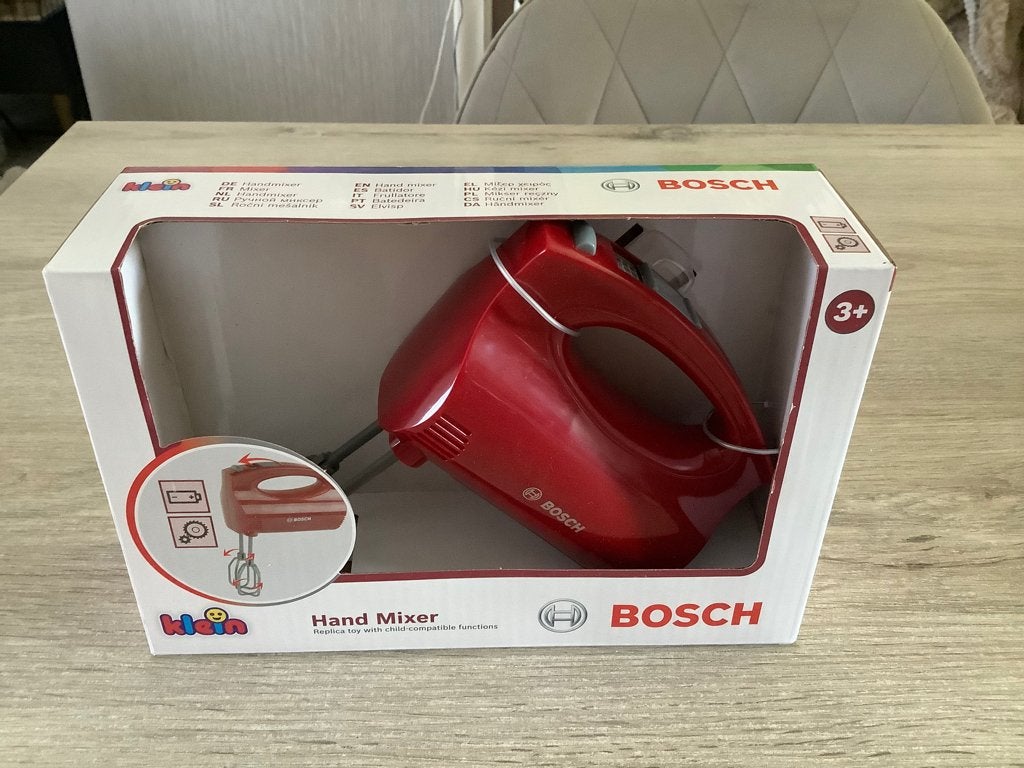 Plastic Theo  Klein Bosh speelgoed handmixer (Nieuw), Kinderen en Baby's, Speelgoed | Speelkeukens, Nieuw, Speelkeuken-accessoire
