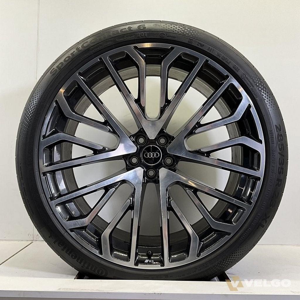 AUDI RSQ8 SQ8 Q8 SET VELGEN + ZOMERBANDEN 23 INCH, Auto-onderdelen, Gebruikt, -, 285 mm, -