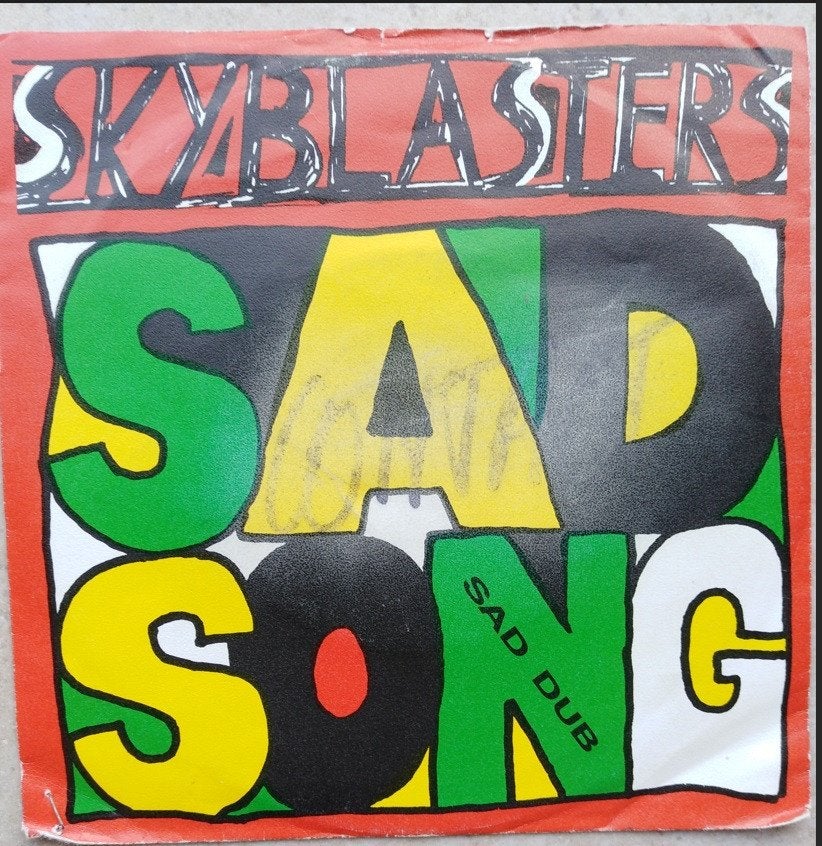 SKYBLASTERS: "Sad song" (+ REGGAEVINYLSINGLESET!), CD & DVD, Vinyles Singles, Enlèvement ou Envoi, Pochette photo, 7 inch, Reggae et Ska