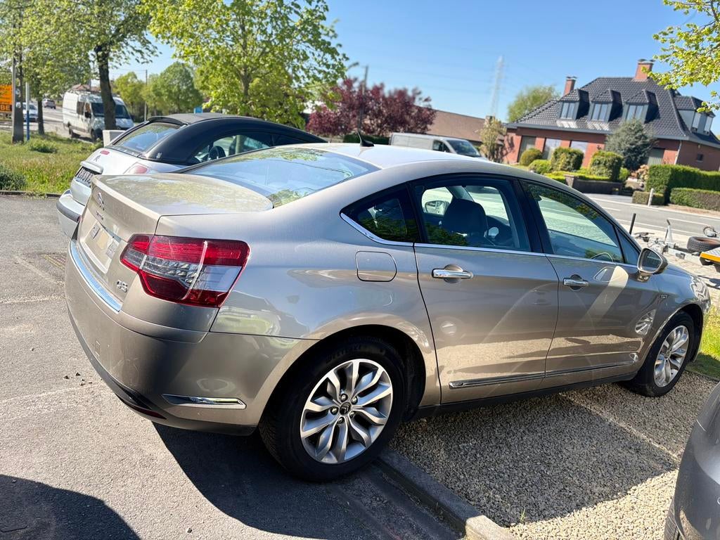 CITROEN C5 1.6 THP Exclusive/ BENZINE/ EURO5, Auto's, Voorwielaandrijving, Euro 5, Zwart, Leder en Stof