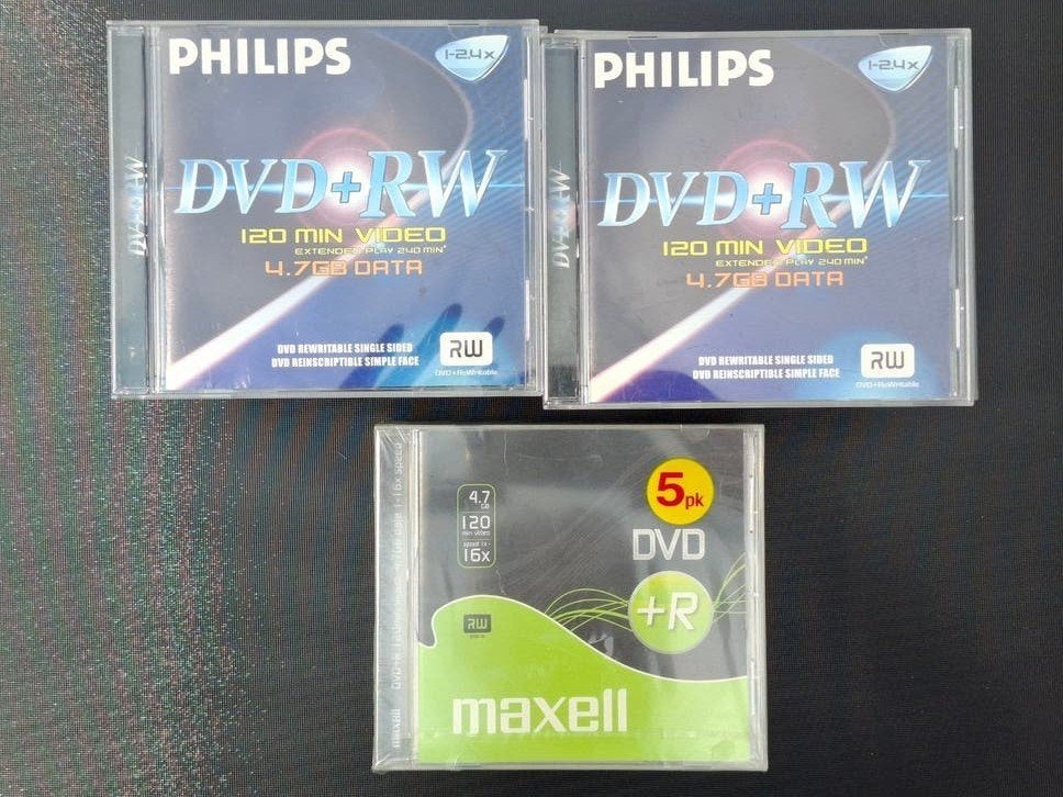 DVD + R RAW, Neuf, Philips + TDK + Traxdata, Enlèvement ou Envoi, Réinscriptible