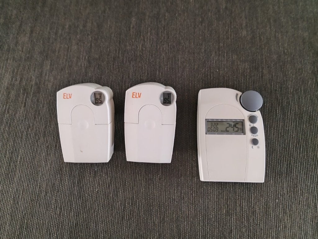 radiator thermostaat radio gestuurd met ontvanger ELV, Enlèvement ou Envoi, Utilisé, Radiateur