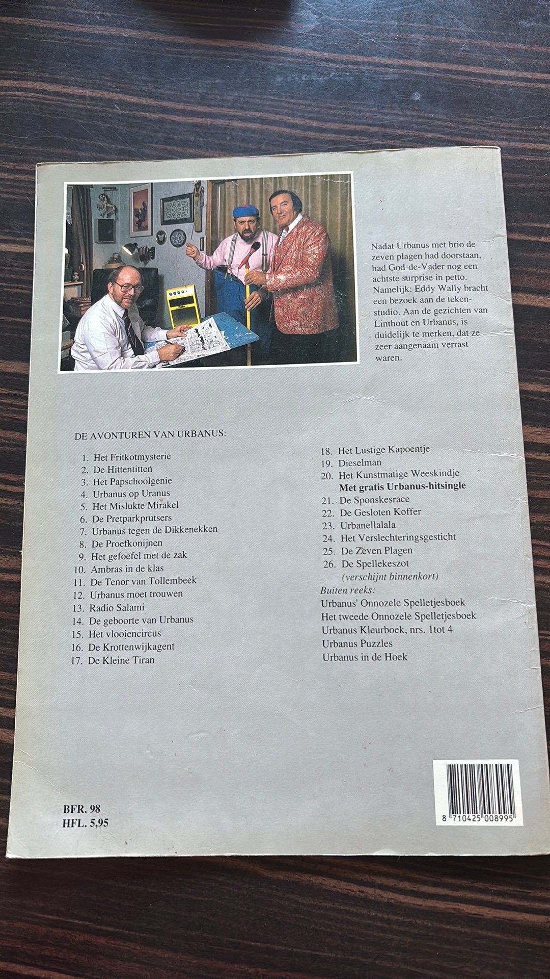De zeven plagen, Boeken, Stripverhalen, Eén stripboek, Ophalen, Gelezen