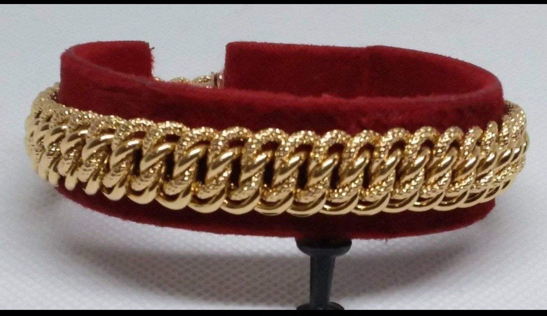 bracelet maille américain en Or 18k poiçonnée 750, Enlèvement, Comme neuf, Or, Or