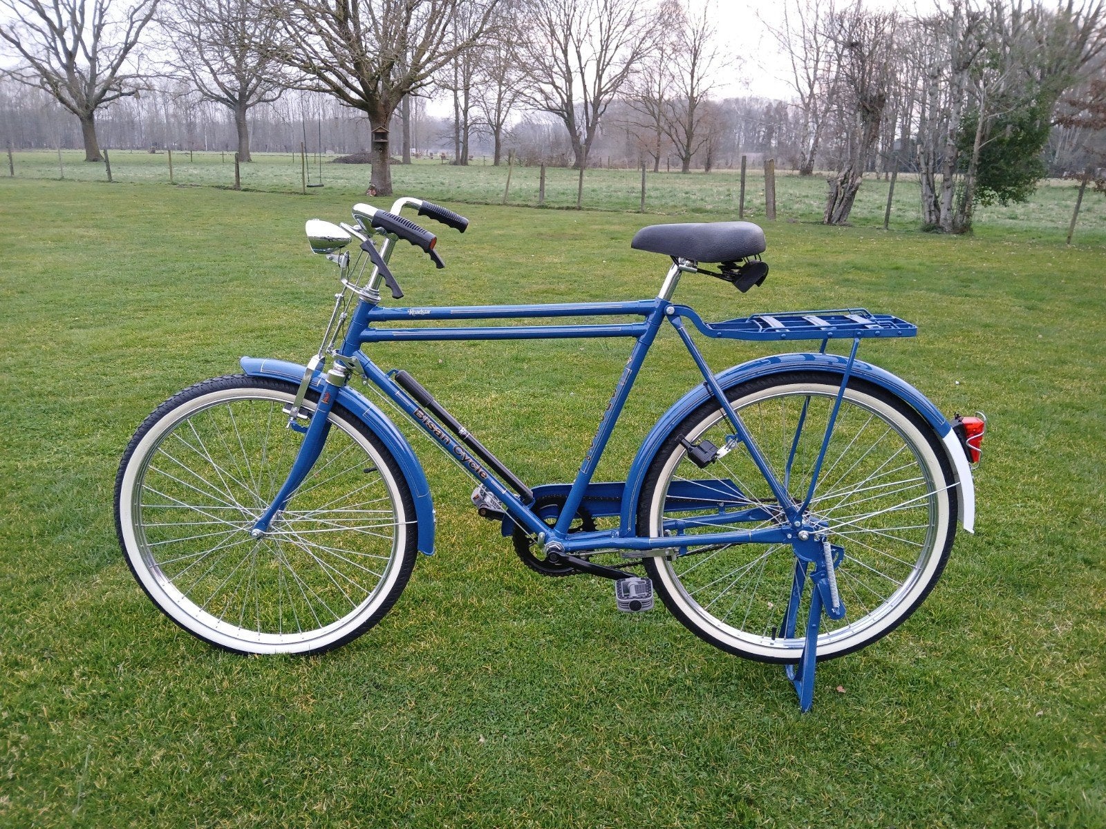 Retro fiets nieuw, Ophalen
