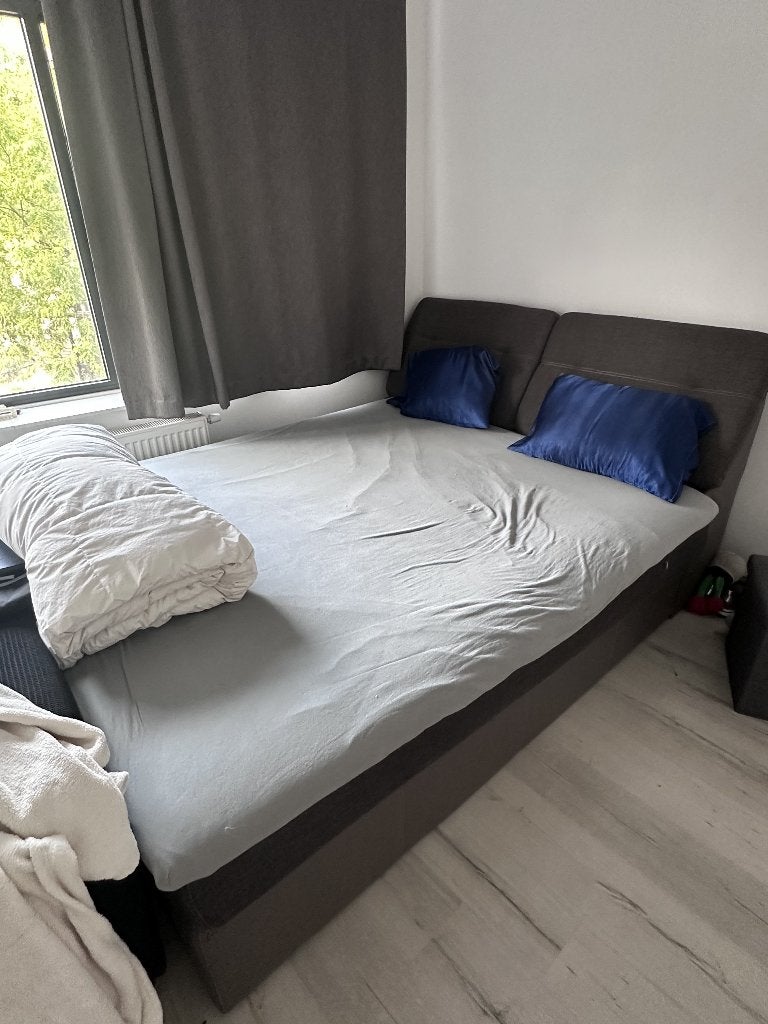 Boxspring te koop, Huis en Inrichting, Slaapkamer | Bedden, Ophalen, Tweepersoons, Zo goed als nieuw, 180 cm