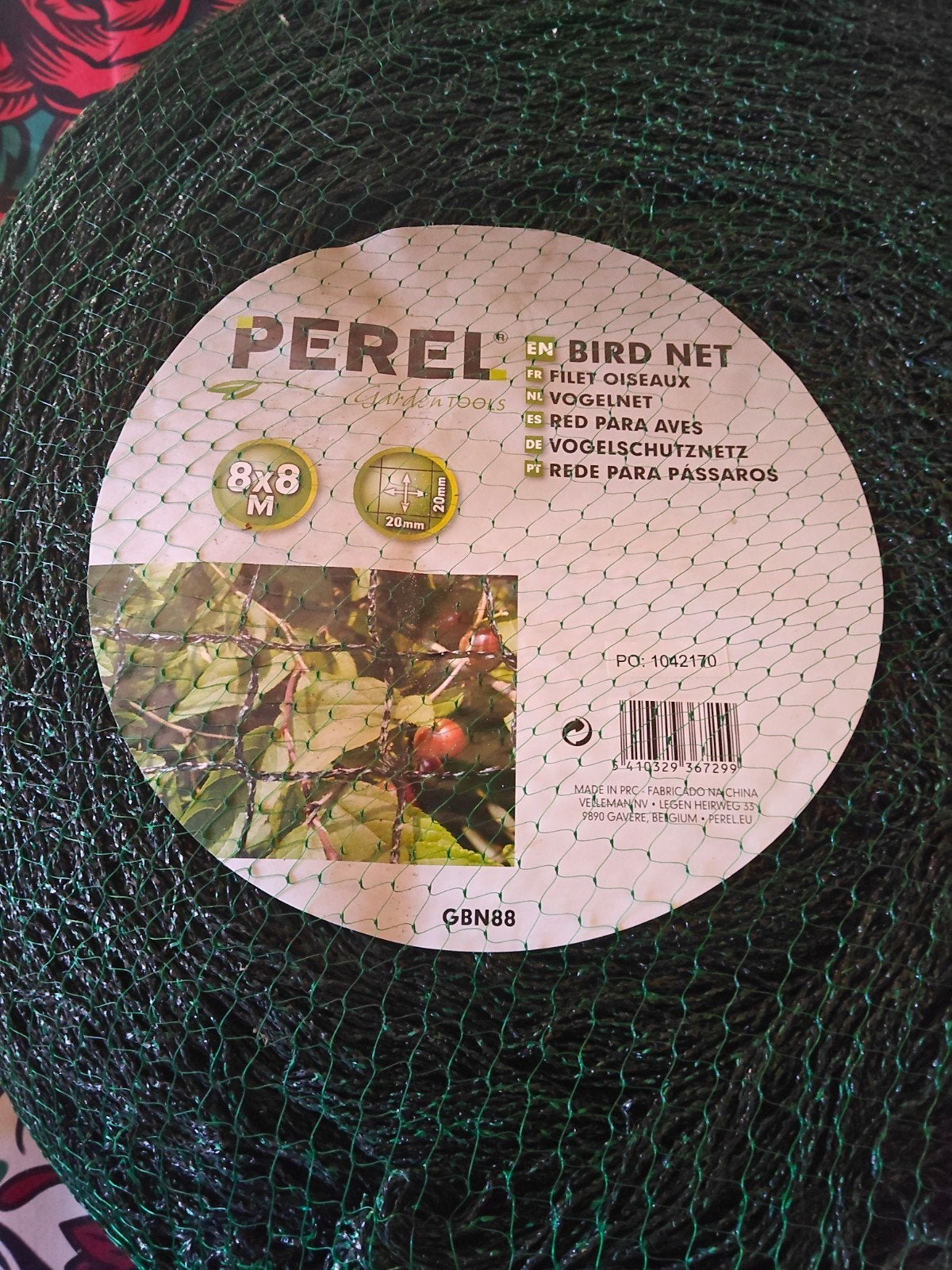 Perel vogelnet, Ophalen