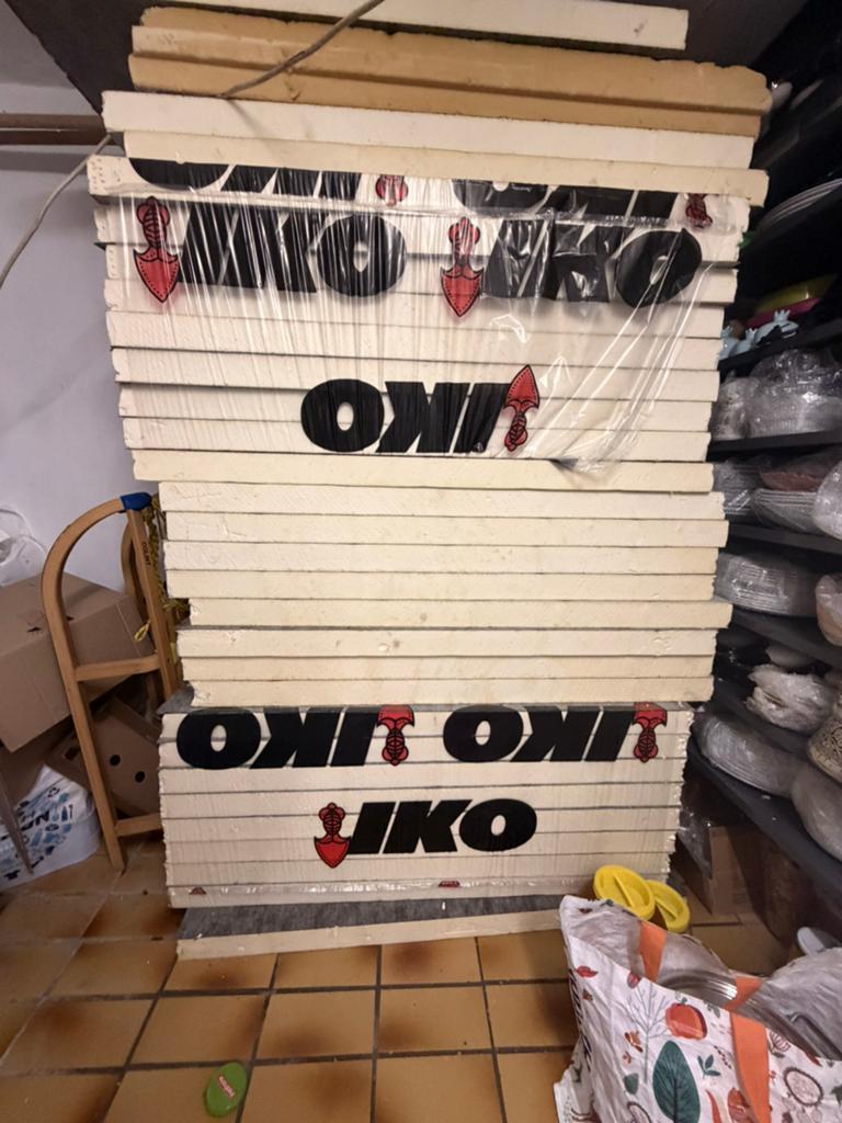 IKO isolatie, Doe-het-zelf en Bouw, Isolatie en Afdichting, 4 tot 8 cm, Nieuw, 15 m² of meer, Ophalen