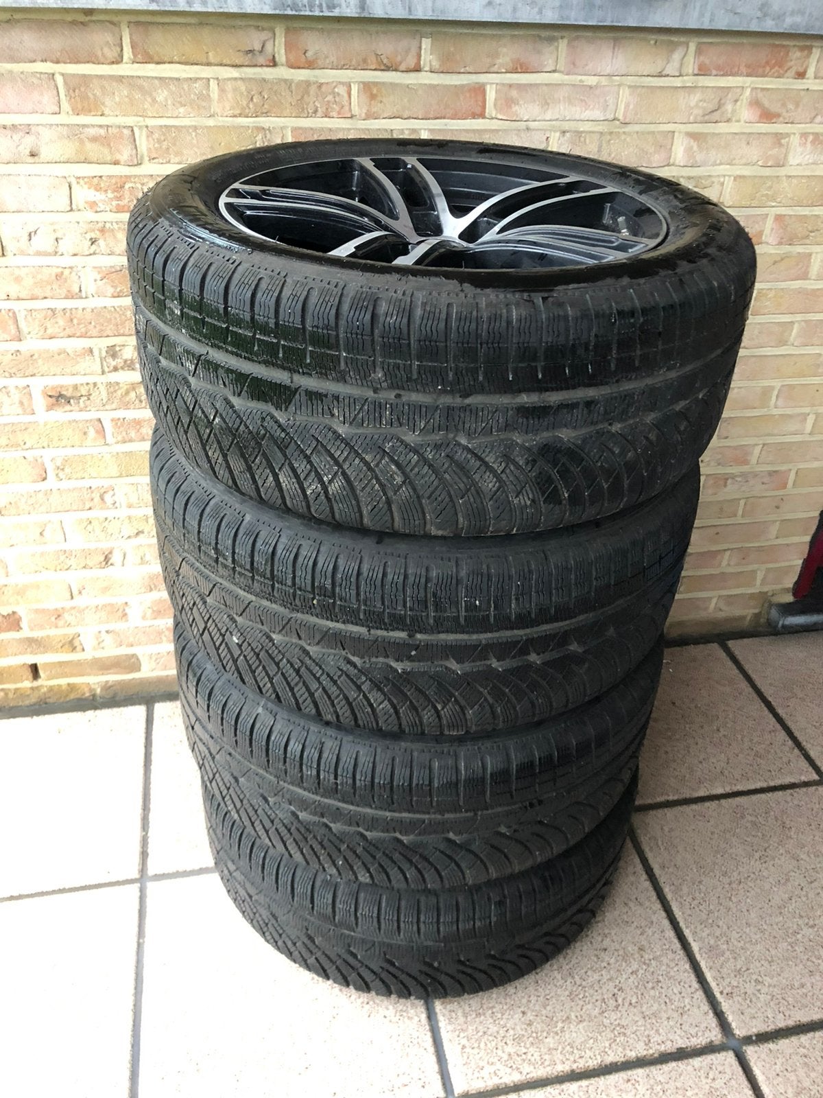 Officiële velgen bmw plus band, Auto-onderdelen, Banden en Velgen, Ophalen, 18 inch, 245 mm, Winterbanden