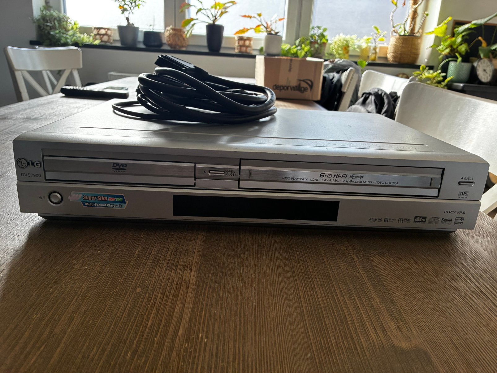 Lecteur DVD/enregistreur VHS combiné LG DVS7900, Enlèvement ou Envoi, Utilisé, Lecteur DVD, LG