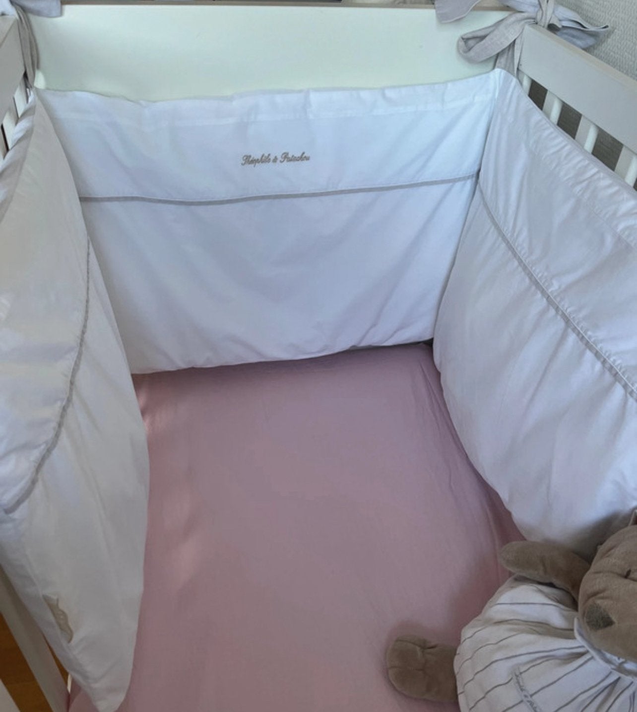 Tour de lit Théophile et patachou 70cm, Enfants & Bébés, Enlèvement ou Envoi, Comme neuf