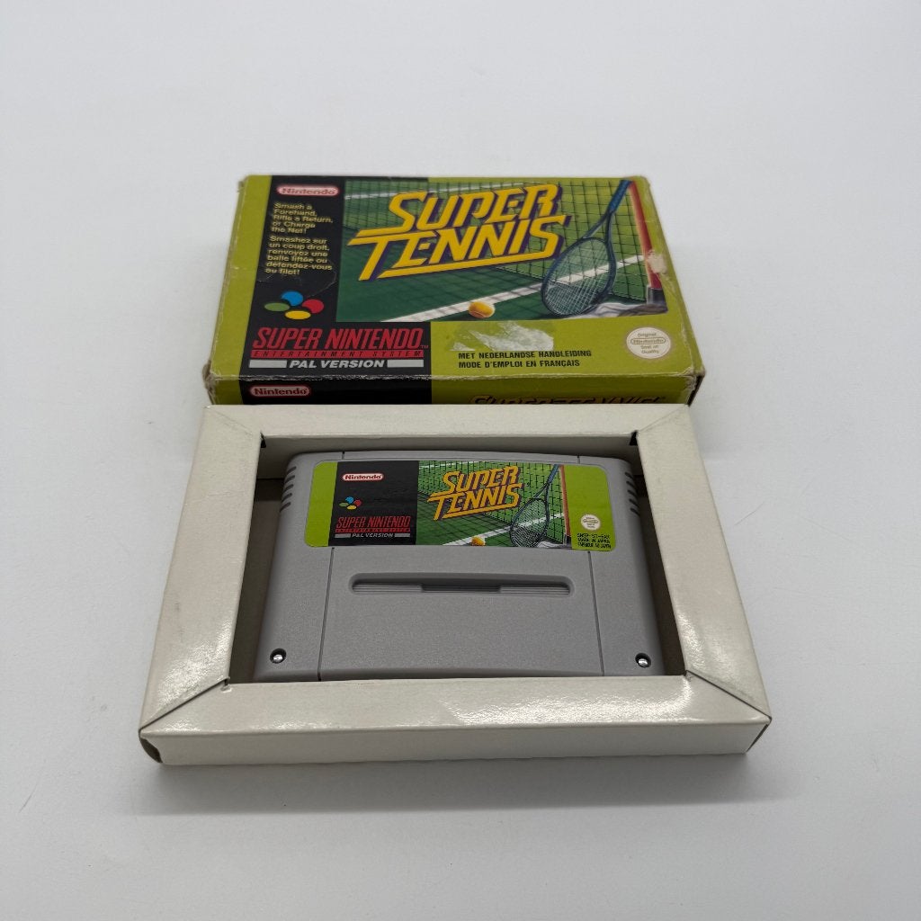 SNES Game - Super Tennis - met doosje, Games en Spelcomputers, Ophalen of Verzenden, Gebruikt, Avontuur en Actie