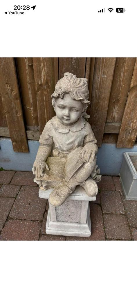 Lot tuinbeelden in steen, Enlèvement