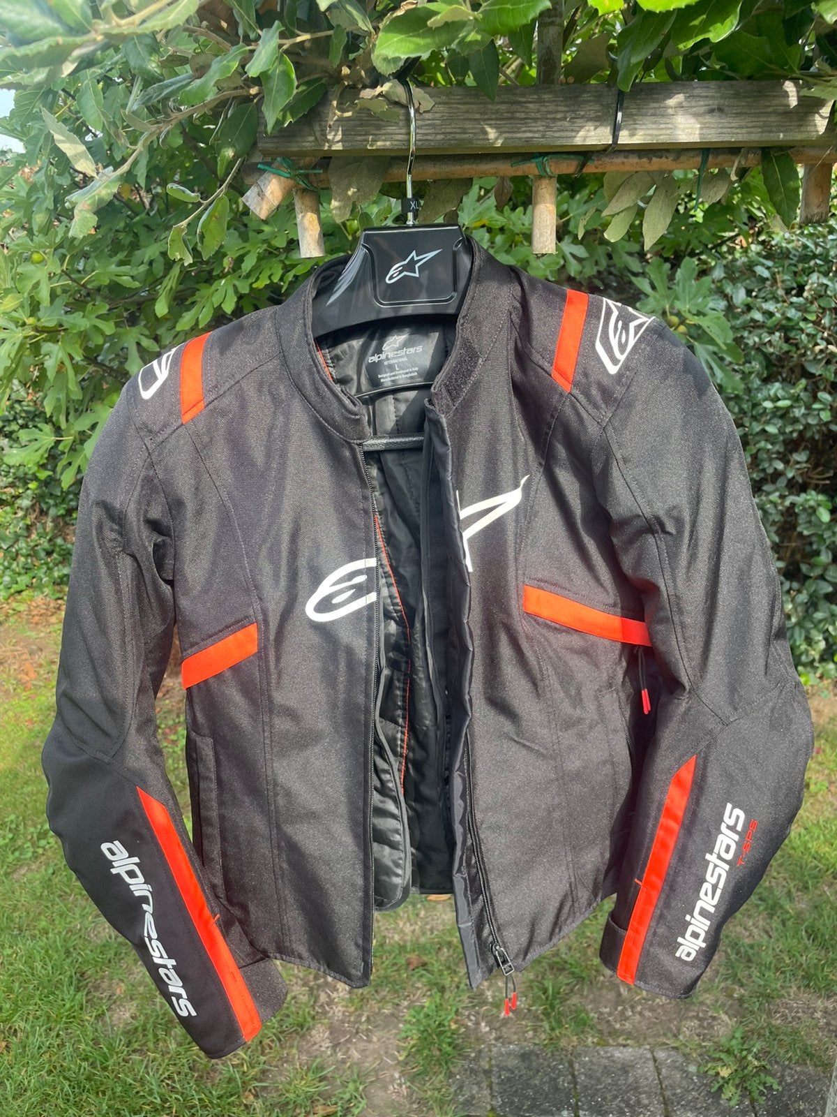Veste de moto Alpinestars Stella, noir/rouge/blanc, Enlèvement, Neuf, sans ticket, Femmes, Manteau | tissu