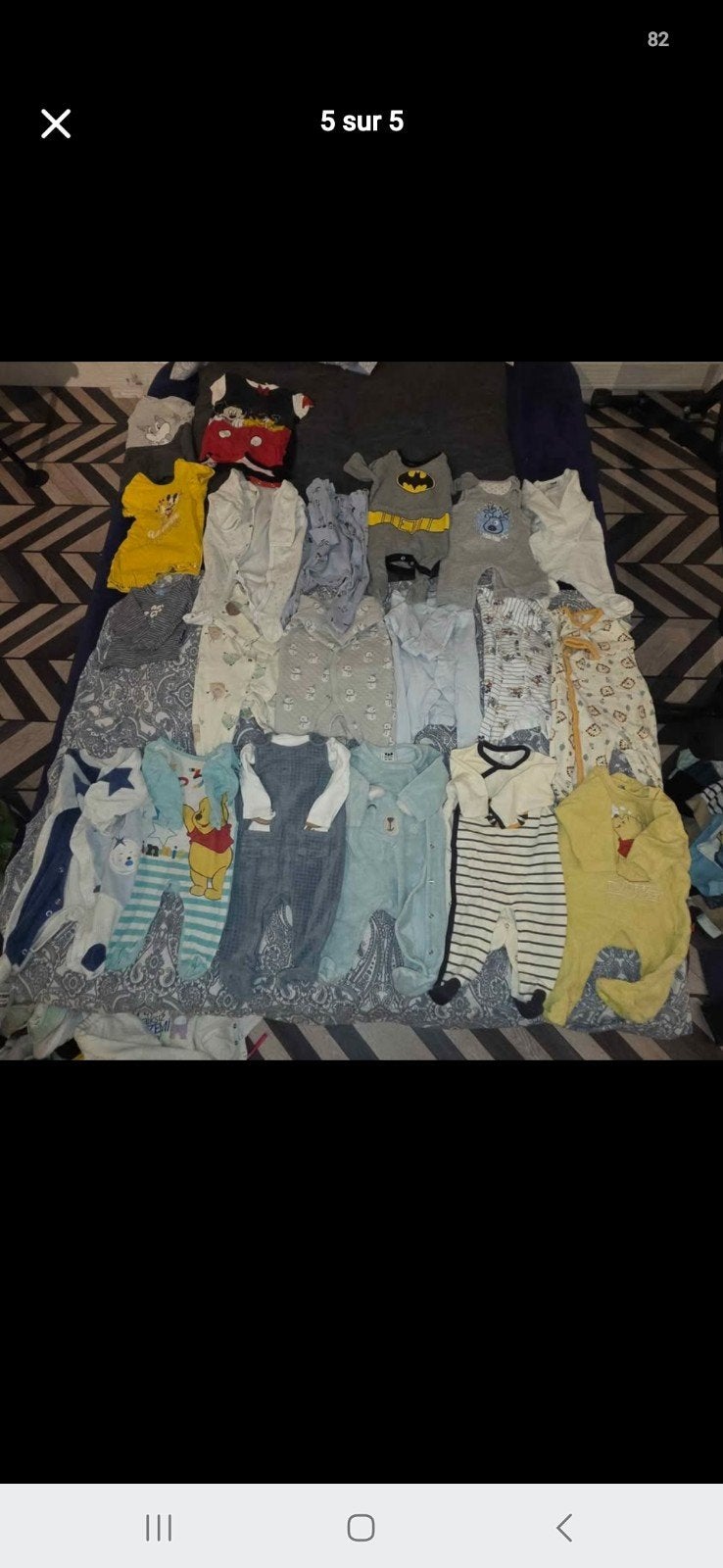 lot vêtements bébé de 3 mois et 6 mois, Enlèvement, Utilisé, Taille unique