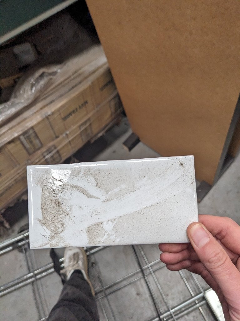 Witte wandtegels/faiences (7,5x15cm), Carrelage mural, Moins de 20 cm, Comme neuf, Céramique