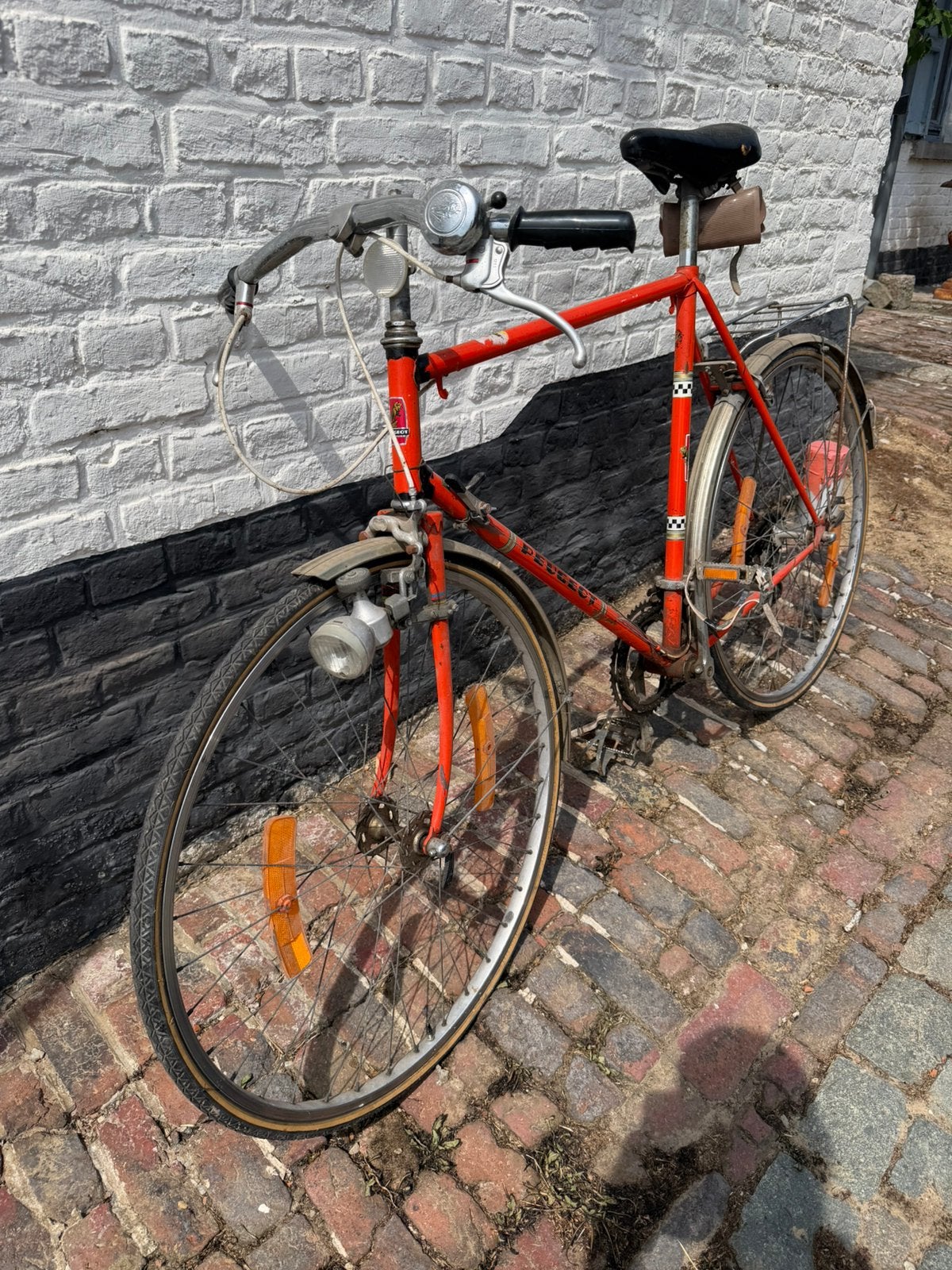 Vintage Peugeot herenfiets, Ophalen
