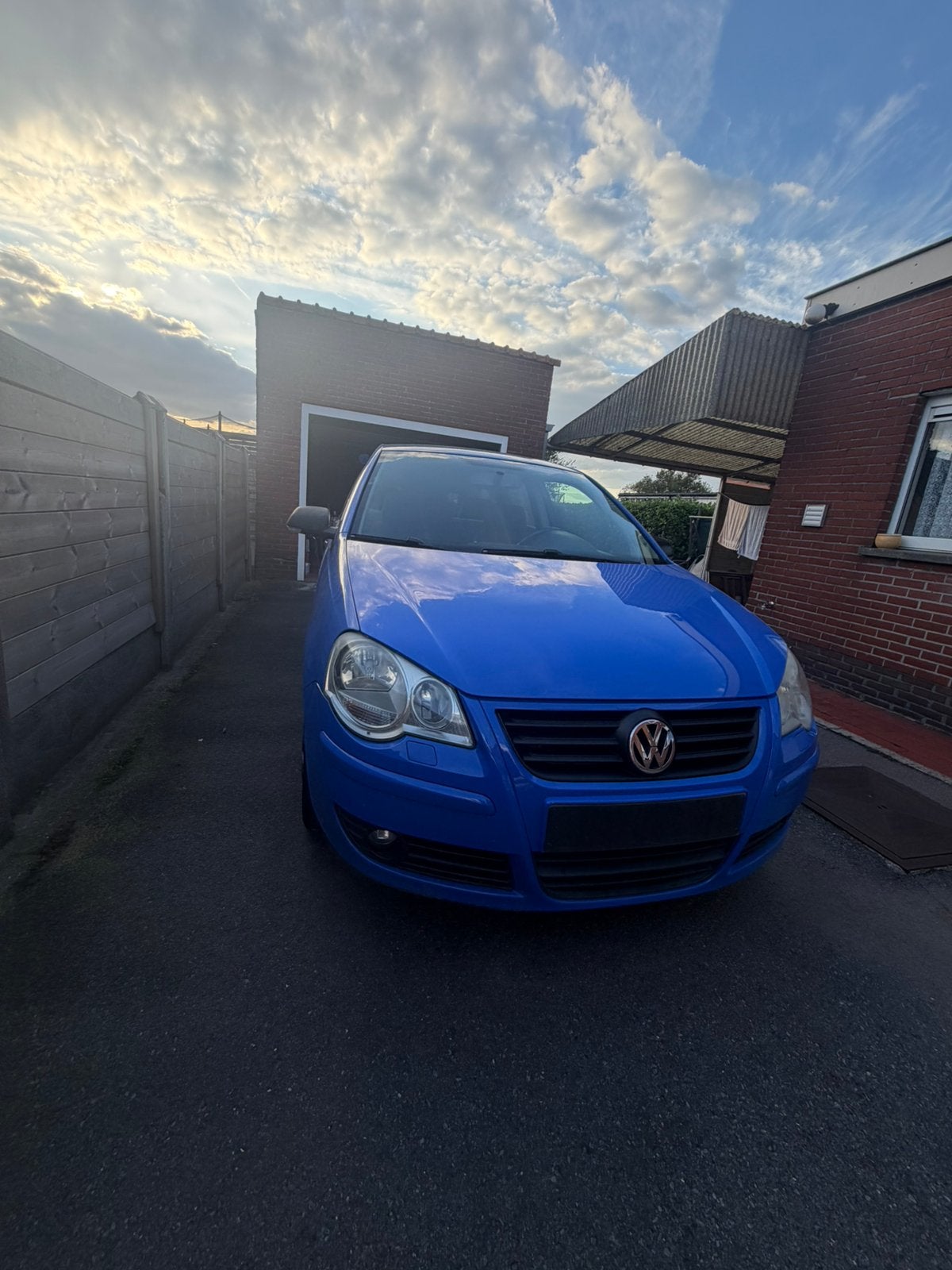 Vw polo export of onderdelen, Auto's, Voorwielaandrijving, Stof, Zwart, Blauw