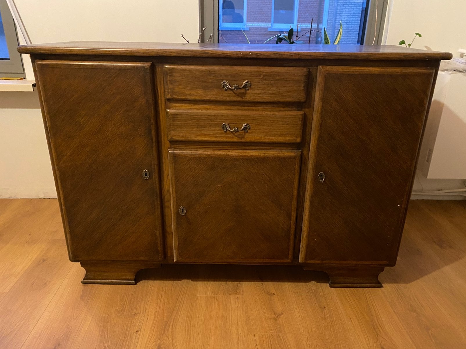 Houten dressoir, Huis en Inrichting, Kasten | Dressoirs, Ophalen, Gebruikt