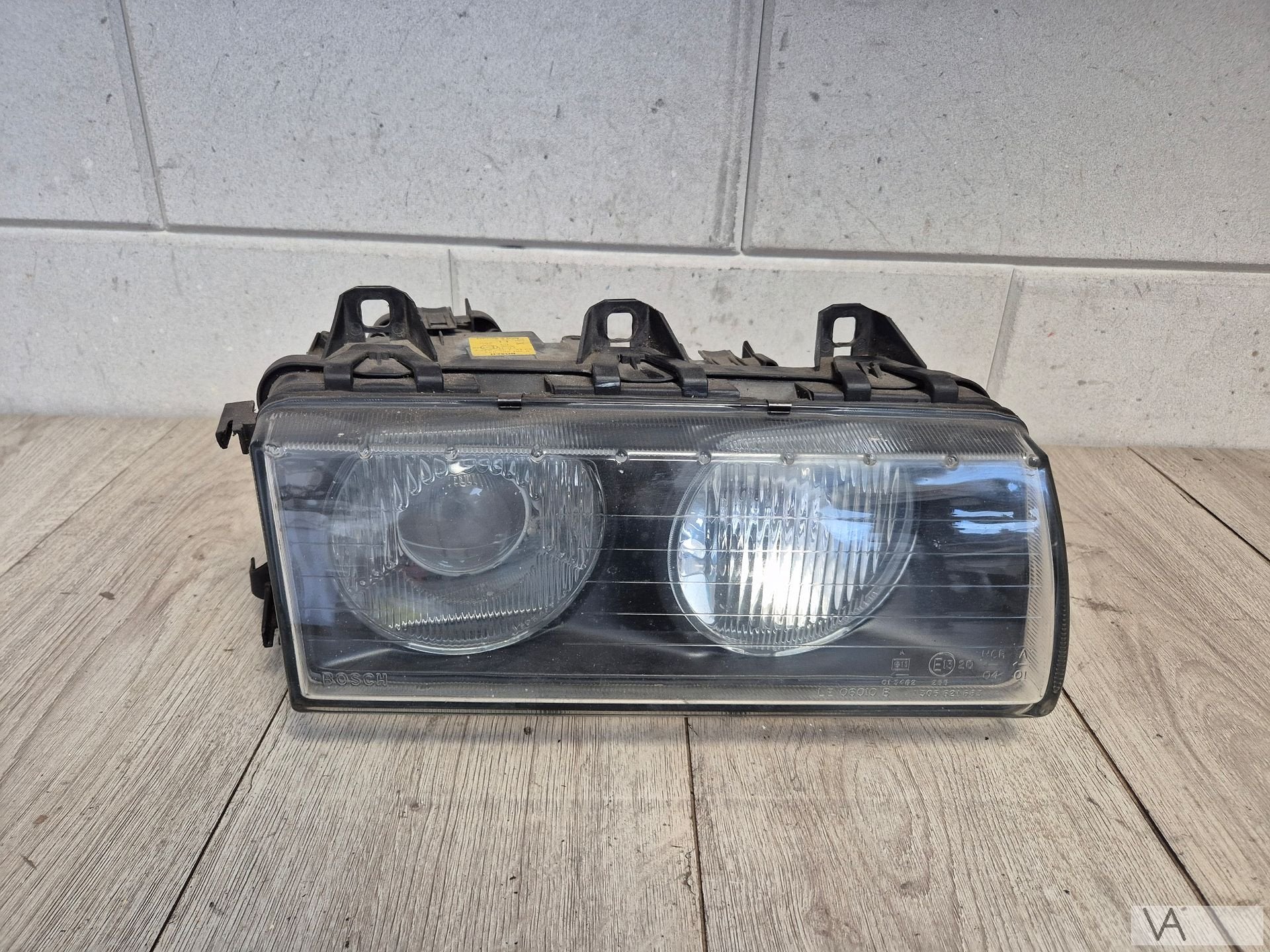 Koplamp rechts van BMW 3 serie E36 1990 - 1998 BOSCH 1387042, Auto-onderdelen, Gebruikt, -, -, Ophalen of Verzenden