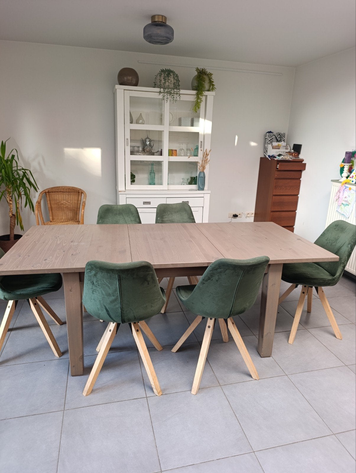 IKEA STORNÄS Uitschuifbare Eettafel, Huis en Inrichting, Ophalen, Grenenhout