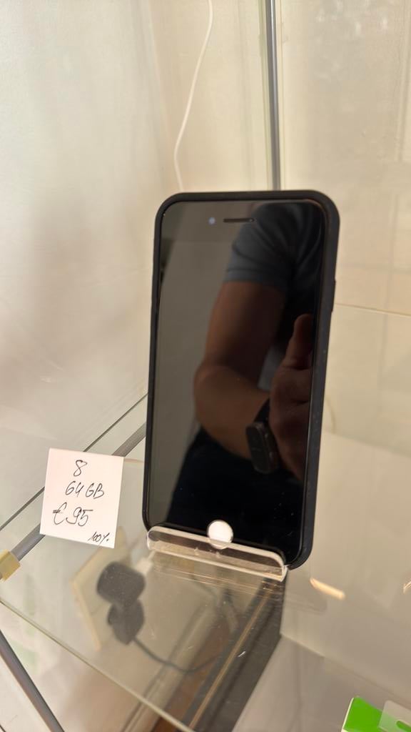 iPhone 8, Ophalen, 128 GB, Zwart, Zo goed als nieuw