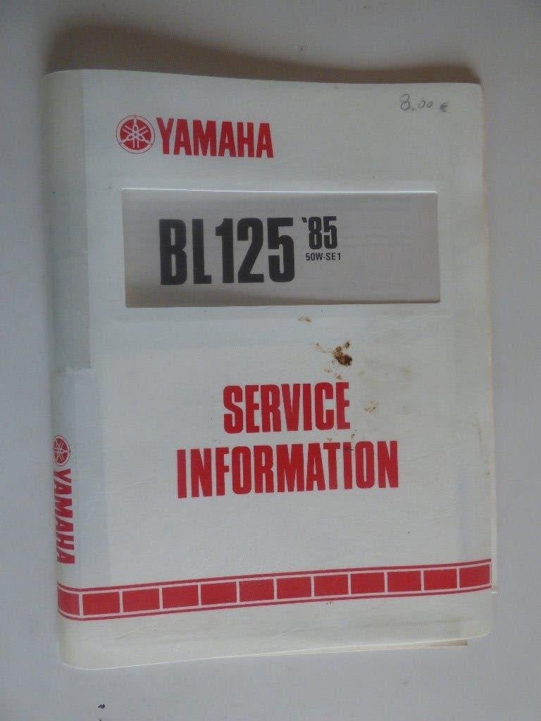 YAMAHA BL125 SERVICE HANDLEIDING, Motoren, Handleidingen en Instructieboekjes, Ophalen of Verzenden, Yamaha