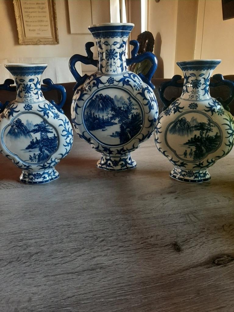 3 chinese vazen, Antiek en Kunst, Antiek | Porselein, Ophalen