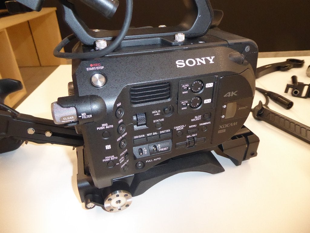 Sony PXW-FS7 videocamera + accessoires, Carte mémoire, Caméra, Enlèvement, Utilisé