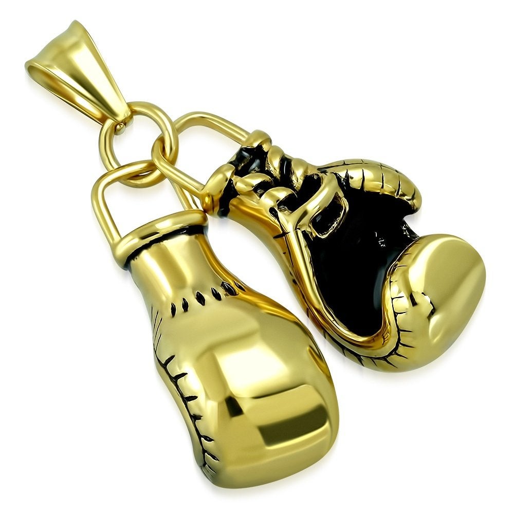 Bokshandschoenen hanger in verguld chirurgisch staal, Ophalen of Verzenden, Nieuw, Goud, Overige materialen