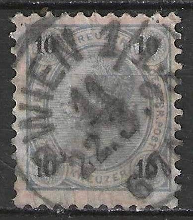 Oostenrijk 1890/1896 - Yvert 50 B - Keizer Frans Jozef  (ST), Verzenden, Gestempeld