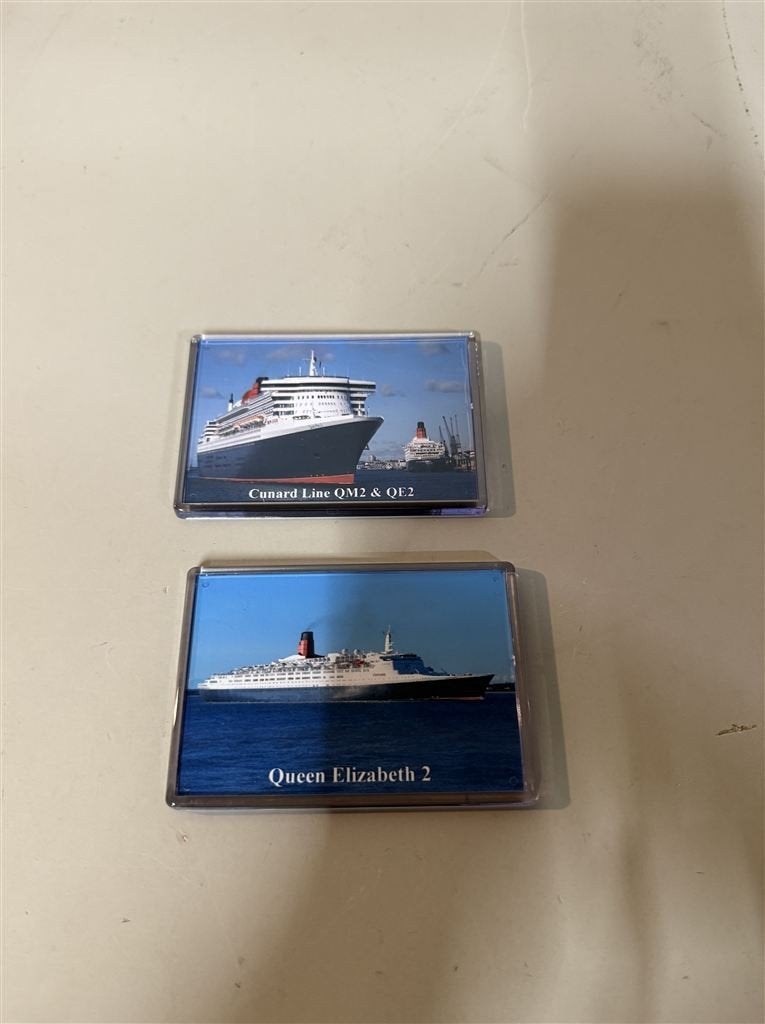 Cunard Queen Mary 2 & QE2 - Grote Magneet - Cruiseschip, Ophalen of Verzenden, Zo goed als nieuw