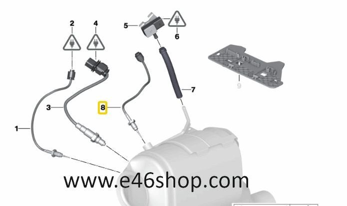 Roetfilter sensor BMW OE 13627809157 ORG NW BMW, Auto-onderdelen, -, -, Nieuw, Ophalen of Verzenden