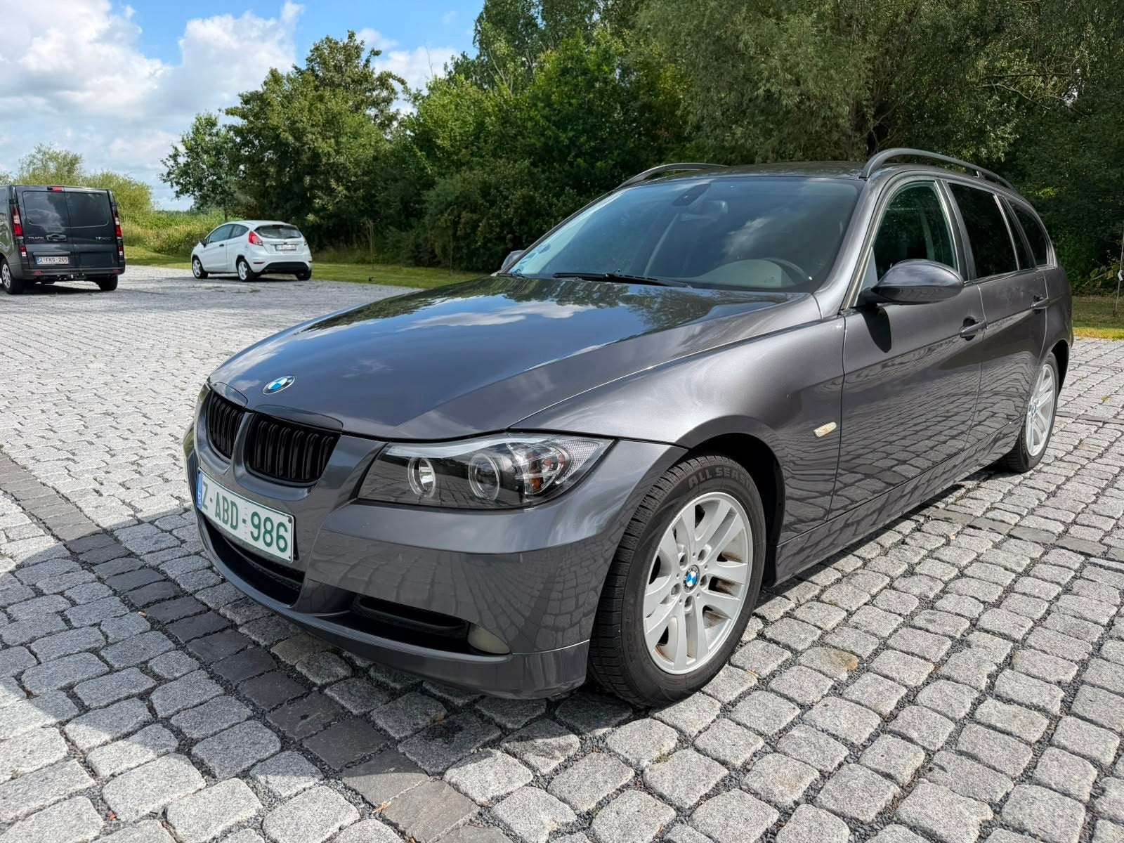 BMW 318I BENZINE E91 TOURING 5/2007 DIG.AIRCO TOP STAAT BLAN, 4 cilinders, 5 deurs, Euro 4, Onderhoudsboekje