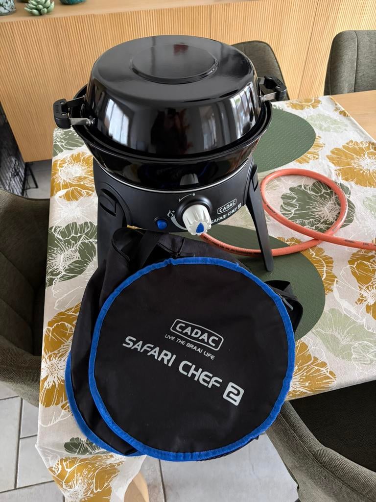 Cadac safari chef, Tuin en Terras, Gasbarbecues, Ophalen, Zo goed als nieuw